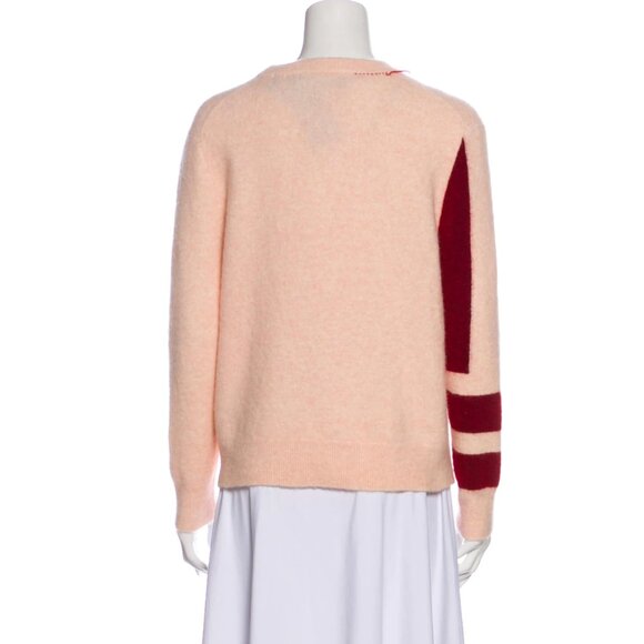 PARRISH Colourblock Pattern Crew Neck Sweater - Picture 3 of 3